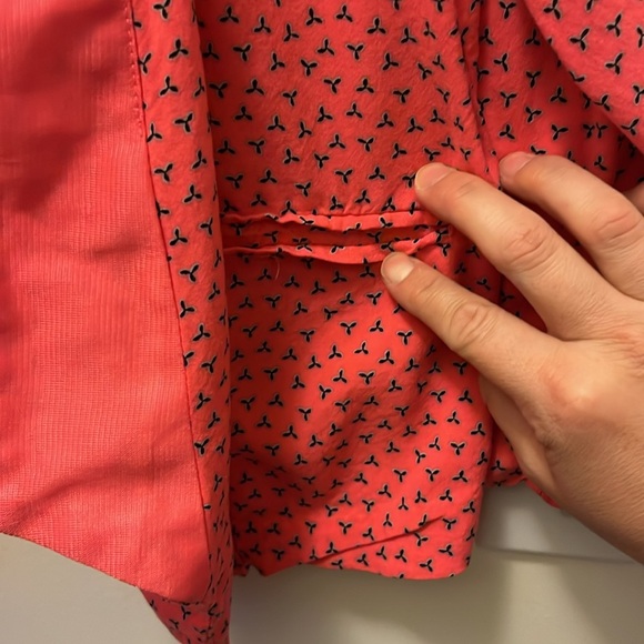 Maurices Coral Patterned light weight Blazer size large - Picture 8 of 10